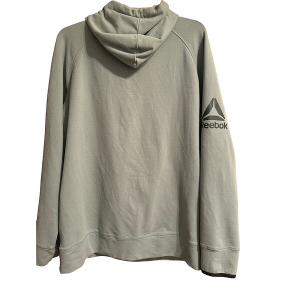 Reebok Men's Size L Hoodie Cowl Neck Sweatshirt - Picture 2 of 4